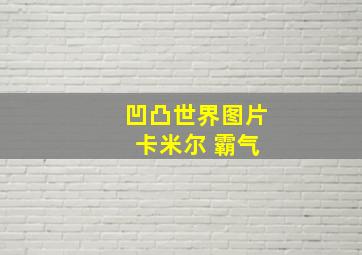 凹凸世界图片 卡米尔 霸气